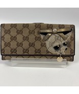 GUCCI Chihuahua Long Wallet Gucciori Dog GG - $4,573.20 MXN
