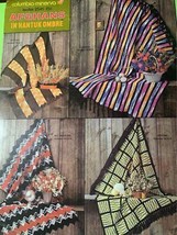 Columbia Minerva Afghans In Nantuk Ombre Crochet 5 Design Book - £6.25 GBP