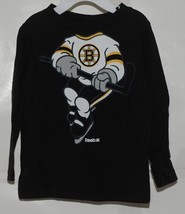 Reebok NHL Licensed Boston Bruins Black 24 Month Baby Long Sleeve Shirt - £11.78 GBP