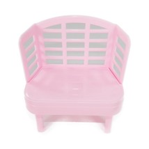 Vtg 1996 Barbie Folding Pretty House Fireplace &amp; Chair Furniture Pink 16... - $5.99
