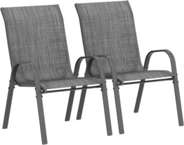 Udpatio Patio Dining Chairs Set Of 2, Outdoor Furniture Chairs, Breathab... - £81.59 GBP