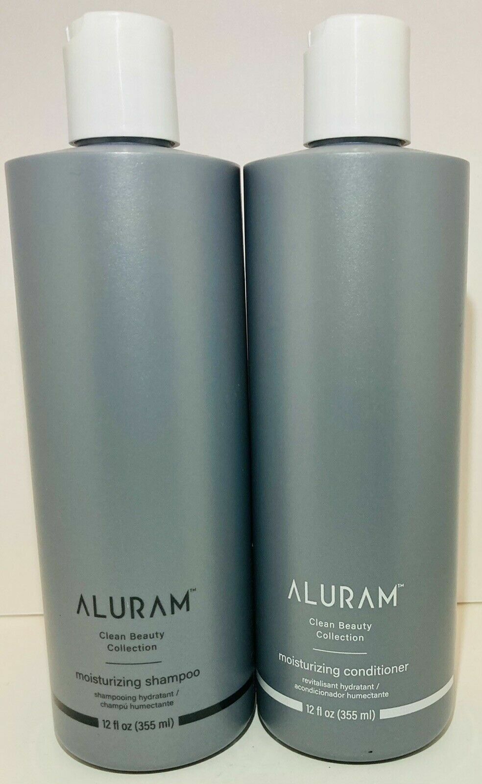 ALURAM Coconut Water Based Moist Shampoo &amp; Conditioner - Vegan 12 Oz DUO... - $29.69