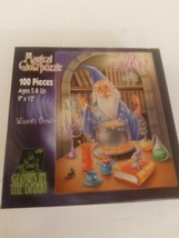Magical Glow Wizard&#39;s Brew 100 Piece Glow In The Dark Puzzle 9&quot; X 12&quot; Ag... - $24.99