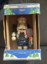 Nutcracker magic By Michael Wolfe Old World Style In box 7&quot; Tennis player 2000 - £76.39 GBP