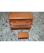 Wooden Music Box shaped like Piano w separate bench - £19.54 GBP