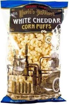 2 Packs Trader Joe&#39;s World’s Puffiest White Cheddar Corn Puffs -2 Day Sh... - £14.55 GBP