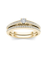 Authenticity Guarantee 
10K Yellow Gold 1/2ct TDW Diamond Solitaire with... - $839.99