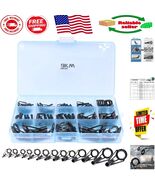 Portable 35pcs Fishing Rod Tip Repair Kit - Stainless Steel with Ceramic... - $29.22 CAD