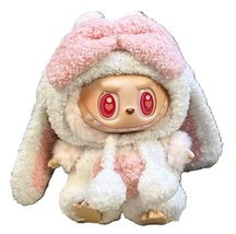 Bunny Outfit or Labubu V1/V2/V3 – Pink Heart Long Ear Hoodie Outfit NO Doll - $16.99