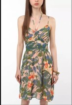 Urban Outfitters Kimchi Blue Halter Floral Midi Dress Size 10 NWOT - £22.22 GBP
