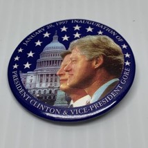 Bill Clinton Al Gore Presidential Inauguration Button Pin KG Washington ... - $8.91