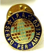 Police Pin International Police Association Servo Per Amikeco B - $3.46