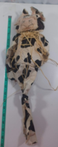 Hand Made Decorative Farm Cow Doll black and white cute - £7.76 GBP