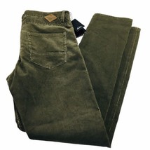 Quiksilver Kracker Cord Pants Mens Straight Tapered Fit Corduroy W30 Green - £28.92 GBP