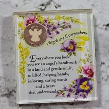 Angels Are Everywhere Angel Coin Refrigerator Magnet - $11.88