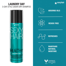 Sexy Hair Laundry Day 3-Day Style Saver Dry Shampoo, 5.1 Oz. image 2
