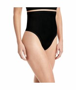Jockey® Essentials Women&#39;s Slimming High Waisted Thong Panties, Black Si... - $27.77 CAD