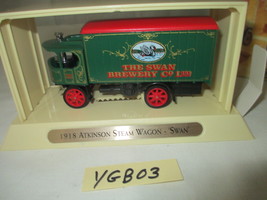 Matchbox Great Beers of the World Series 1918 Atkinson Steam Wagon &quot;Swan... - £7.82 GBP