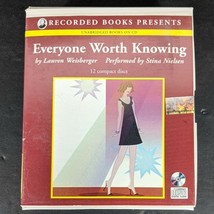 Everyone Worth Knowing Unabridged Audiobook Lauren Weisberger Compact Di... - €11,68 EUR
