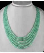 Certified Natural Emerald Beads Round 5L 353 Ct Colombian Gemstone Old N... - €3.277,55 EUR