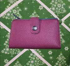 Pink &amp; Teal Unbranded Wallet With Coin Purse - $5.99