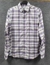 Twillory Untuckable Shirt Mens (LG??) Plaid Tailored Fit LS Button Down VTG - £19.45 GBP