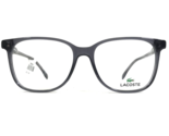 Lacoste Eyeglasses Frames L2839 035 Clear Grey Square Full Rim 53-16-145 - £29.78 GBP