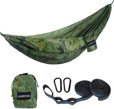 Double And Single Portable Camping Hammocks Made Of Ultralight, Camoufla... - £26.77 GBP