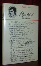 Alan Dent. Robert BURNS IN HIS TIME Biography First edition Hardcover DJ Poet - $16.19