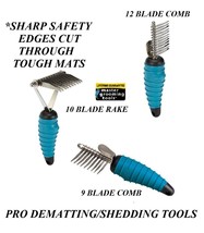 Master Grooming Tools Mat Breaker Comb Or Rake Shed Dematting Razor Coat Removal - $13.99+