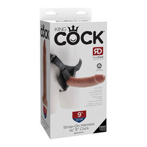 Pipedream King Cock Strap-on Harness With 9 in. Cock Tan - £73.90 GBP