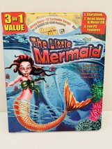 The Little Mermaid 3-in-1 Storybook, Read-Along &amp; Music CD w/ Fun PC Features - £5.31 GBP