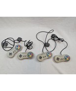 Lot of 4 Super Famicom Controller 4x Official Nintendo for SNES TESTED U... - $744.21 MXN