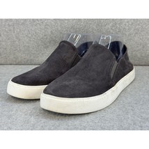 Steve Madden Fayna Sneakers Dark Gray Suede Slip On Casual - Women&#39;s 9 - $16.83