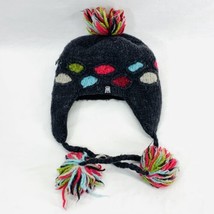 Handmade 100% Wool Winter Hat Beanie Pom Pom Cap SamOMaya Fleece Lined A... - $18.97