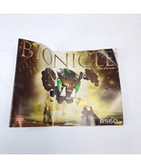 Original Lego Bionicle Pahrak 8560 Manual Instruction Book - £3.85 GBP