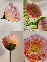 Paper Peonies - crepe paper flower gift or decor - €11,21 EUR+