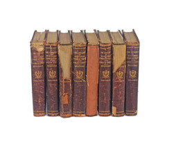 Eight antiquarian books. Library Historic Characters &amp; Famous Events. Spofford. - £220.74 GBP