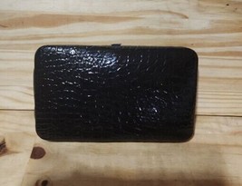 Kristine’s Accessories Croco Clutch Wallet Black - $25.09