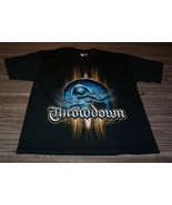 THROWDOWN Metalcore Band T-Shirt YOUTH LARGE 14-16 NEW Metal - $25.05 CAD