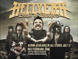 Pantera Drummer Vinnie Paul Hellyeah 2012 Band of  Brothers album ad print - £3.32 GBP