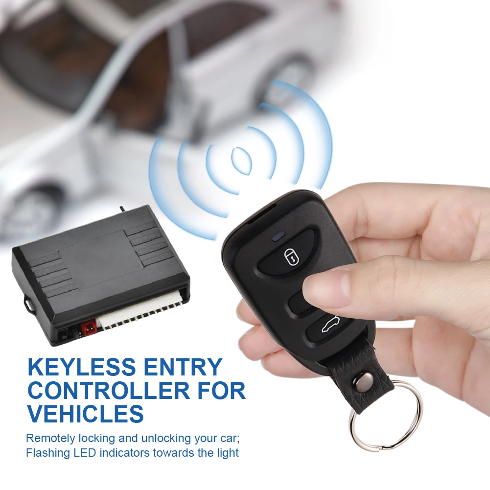 VODOOL Remote Central Locking Kit - 315MHz Car Door Lock, Keyless Entry System - £16.55 GBP