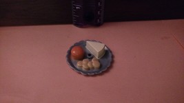 Barbie Kitchen Littles Food Dish Diorama Cheese and Cracker Tray - $7.00