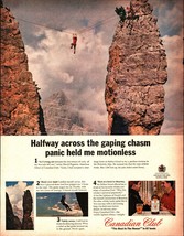 1964 Canadian Club Whiskey Ad Traverse Dolomite Alps nostalgic c1 - £16.91 GBP