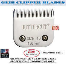 Geib Buttercut Stainless Steel 10 Blade*Fit Oster A5/A6,MOST Wahl,Andis Clipper - £32.75 GBP