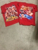 WWE Boy&#39;s Youth T-Shirts Size 18 XXL--Red--Lot of 2 - £7.92 GBP