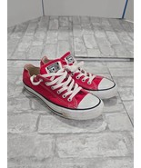 Converse Unisex All Star M9696 Red Low Top Tennis Shoes Men&#39;s 5 / Womens 7 - $513.87 MXN