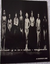  Musical A Chorus Line Souvenir Program 1976 a New York Shakespeare Prod... - $12.99