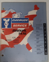 1976 Evinrude 135HP 135 HP Service Atelier Réparation Manuel OEM 135683 135643 - £11.97 GBP