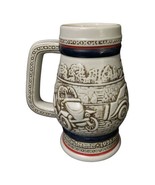 Avon Beer Small Mug Stein 1982 Cars Ford Model T Bugatti Stanley Steamer... - $7.91